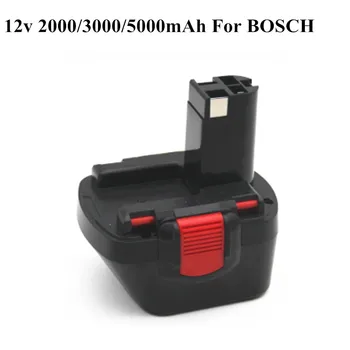12v 2000mAh 3000mAh 5000mAh Ni-CD Baterija Bosch GSR 12 VE-2 GSB 12 VE-2 PSB 12 VE-2 BAT043 BAT045 BTA120 2607335430