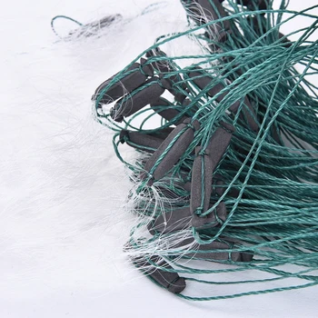 1pc 3 Sluoksnių Vienagijai siūlai Gill Žvejybos tinklus su Flotacinio Žuvų Gaudyklė Rede De Pesca Nailono Žvejybos Ju 25m Aksesuaras Įrankiai