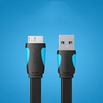 2 Spalvų Super Greitis USB 3.0 Kabelis, Mikro-B Kabelį, Duomenų Perkėlimo Kabelis, Greitas Įkroviklis Laidas 