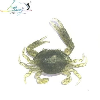 2021 14.6 g silikono kelių masalas 3D modeliavimas krabų masalas jūros žvejybos masalas, žūklės reikmenys jūros krabų masalas įtartinas kvapas