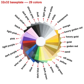 29 spalvų taškelių pagrindo 32*32 taškai, 10