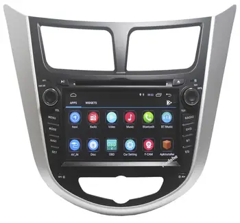 2din Android 9.0 RAM 2Gb CAR DVD grotuvas Hyundai Solaris akcentas Verna automobilių gps navigacijos RDS radijo magnetofonas BT WIFI Žemėlapyje