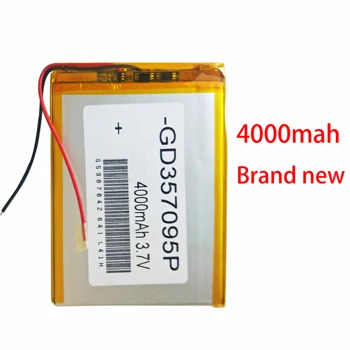 357090 3.7 V 4000mAh Li-Polimero Li-ion Baterija Dexp Ursus L180 L 180