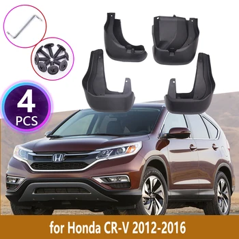 4PCS Galinių Purvasargių Honda CR-V CRV CR-V 2012 m. 2013 m. M. m. 2016 Apdailos Splash Purvo Atvartais Apsaugai Mudflap Automobilių Reikmenys