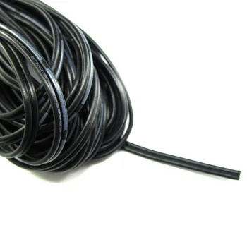 50 metrų 22awg Konservų Vario Extension Cable, Black PVC izoliuotąją Elektros kabelių Vielą Puikios Kokybės, Nemokamas Pristatymas