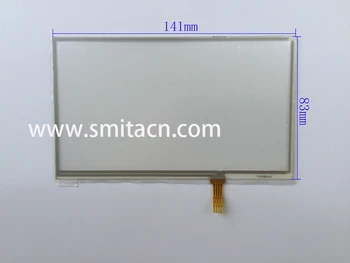 6 colių jutiklinis ekranas T1518B 141*83mm keturių vielos touch screen atsparumas originalus, universalus ekrano skydelis