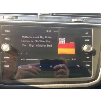 8 colių GPS Navigacijos Ekrano Stiklo Apsauginė Plėvelė VW Volkswagen Tiguan 