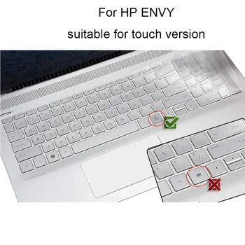 Aišku, TPU Klaviatūros Apima HP ENVY x360 2-in-1 15 ED EE 2020 Nešiojamieji kompiuteriai 15M-ED0023DX ED0013DX 15M-EE0013DX touch apsauginės plėvelės