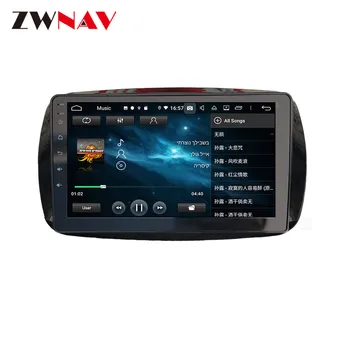 Android 9.0 4+64G DSP Carplay Automobilio DVD Grotuvas GPS navigacija Mercedes Benz Smart 2016 Galvos Vienetas Multimedijos magnetofonas