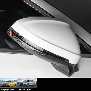 Anglies Modelio galinio vaizdo Veidrodis Apsaugos Atspindintis Anti Nulio Lipdukas Juostelės Tiktų Audi A4 A5 B9 A6 C7 audi Q5 8R Pakeitimo