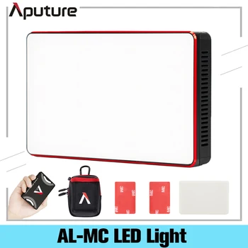 Aputure AL-MC 3200K-6500K Portable LED Šviesos Su HSI/BMT/FX Apšvietimo Režimai Vaizdo Fotografija Apšvietimo AL MC Mini RGB Šviesos