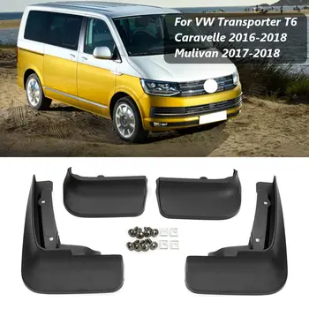 Automobilių Purvo Atvartais VW Transporter T6 Caravelle Multivan 2004-2019 Purvasargių Splash Apsaugai Sparnas Mudflaps