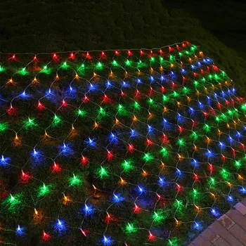 BEIAIDI 2x2/3X2M LED Kalėdų Grynasis Akių Pasakos, Styginių Šviesos Lauko Vestuvių Langą Net Varveklis LED Girlianda 