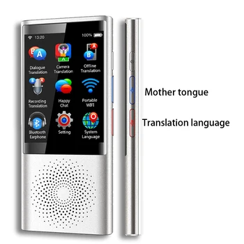 Boeleo W1 AI tuo pačiu metu veikiant Balso Vertėjas 4G Tinklo Multi-language Nešiojamų Pažangaus Voice Translator 2.8