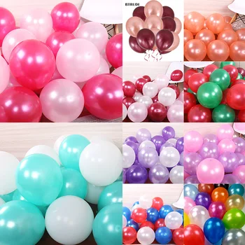 BTRUDI 100vnt populiariausių 12 cm storio 2.8 g pearl balionai, Kalėdų, vestuvių, gimtadienio apdaila aukštos kokybės balionai
