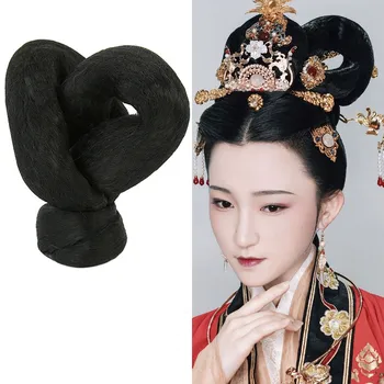 Derliaus plaukų reikmenys, antikvariniai fotografijos han dinastijos princesė cosplay galvos apdangalai pasakų plaukų prodcucts helovinas šalis