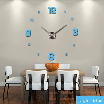 Didelis sieninis laikrodis žiūrėti 3d sieniniai laikrodžiai de sumalti namų puošybai 3d sienų lipdukai pecial Kambarį namų dekoro priedai