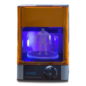 DLP/LCD/ SLA dervos 3D spausdintuvas UV kietėjimo Sukasi&Laiko mašina 400-405nm bangos ilgio UV LED Lempos gydant dėžutę