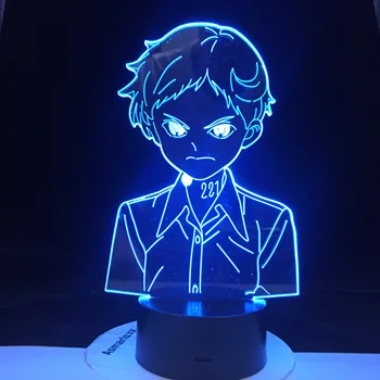Dropshipping Emma Pav 3D Led Nakties Šviesos Japonų Manga Namų Kambario Dekoro Vaikams, Vaikų naktinė lempa Geriausių Namų Dekoro