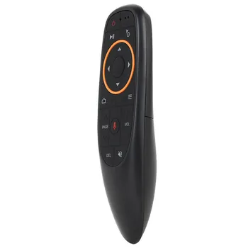 G10 Balso Nuotolinio Valdymo 2.4 G Bevielio Oro Pele Mikrofonas Giroskopas IR Mokymosi Android Smart TV Box T9 H96 Max X96 Mini