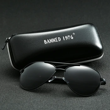 HD Poliarizuota Vyrų Derliaus Aliuminio Akiniai nuo saulės Classic Prekės ženklo Vairavimo Saulės akiniai Metaliniais rėmais Vairavimo Atspalvių Vyrų/Moterų Oculos