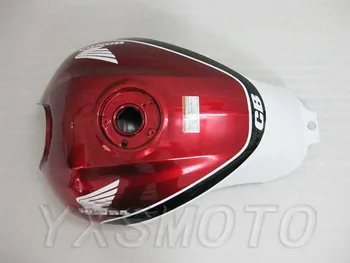 Honda CB400 VTEC 1 2 Lauktuvės Korpuso Kėbulo Purvasargiai Plieno Bakas Priekinis Sparnas Galinis Šoninis Raudona balta