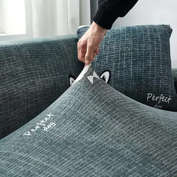 Kampas sofa apima kambarį elastinga spandex užvalkalai, sofos padengti ruožas sofa rankšluostį L formos, reikia pirkti 2piece