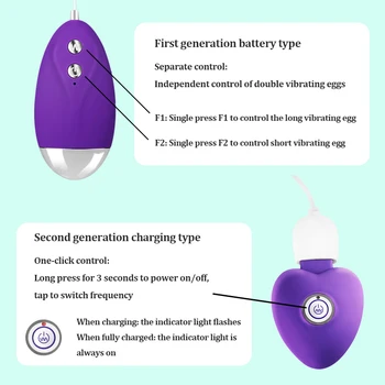 Mini vibruojantį kiaušinėlį dual kiaušinių analinis kaištis vibratorius Kulka vibratorius klitorio stimuliatorius g taškinio masažo USB suaugusiųjų sekso žaislai moteris