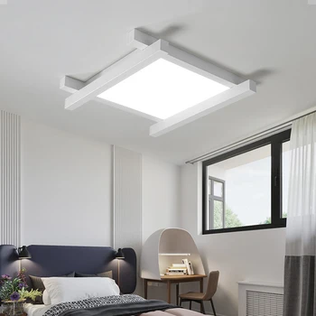 Modernus minimalistinis balta aikštėje LED lubų šviestuvas Šiaurės šalių namų interjero apšvietimo gyvenimo kambario, miegamasis, studijų virtuvės puošmena, lempos