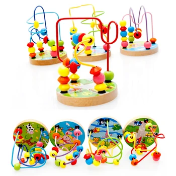 Montessori Mediniai Žaislai Vaivorykštė Blokai Vaikas Mokymosi Žaislas Kūdikiui Muzikos Barškučių Grafika Spalvinga, Medinių Blokų Švietimo Žaislas