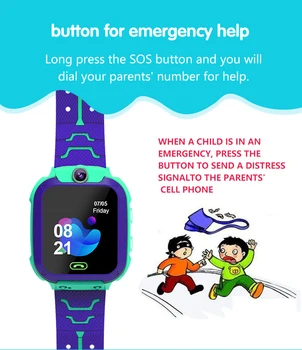 Naujas K12 Smart Žiūrėti Lbs Vaikas Smartwatches Kūdikių Žiūrėti 1.44 Colių Pokalbių Balso Locator Gps Tracker Stabdžių Neteko Stebėti, Su Dėžute