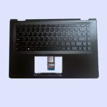 NAUJAS originalus laptopo Palmrest uppe atveju su MUMIS versija klaviatūra Lenovo JOGOS 500-14IBD 500-14ISK 500-14IHW su/nr. apšvietimu