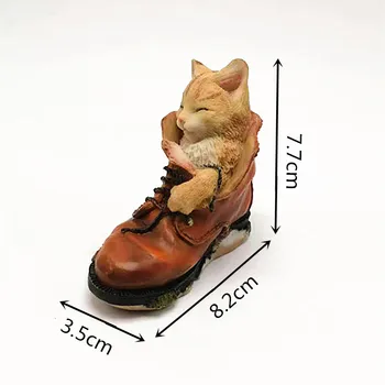 Naujas! Silikono Formos 3D Odiniai Batai Cute Cat 