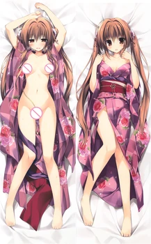 Naujas update Anime Simbolių seksuali mergina, aukštos rezoliucijos dvipusis Dakimakura pagalvę padengti kūno hugging užvalkalas už otaku dovana