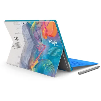 Naujo dizaino Micro Paviršiaus Pro4 odos lipduko paviršių pro 4 Atgal Visą Decal Tablet notebook vinilo Įklijos