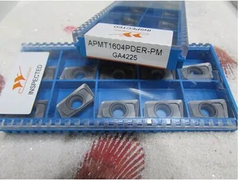 Nemokamas pristatymas, suklijuoti karbido frezavimo įterpti APMT1604PDER-PM GA4225 tinka BAP400R serijos susidurs su išorės įrankis