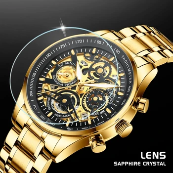 NIBOSI Žiūrėti Vyrų 2021 Sporto Laikrodžiai Kvarco Žiūrėti Sporto Kvarcinis Laikrodis atsparus Vandeniui Laikrodis Vyrų Kūrybinis Dizainas Dial Unikalus