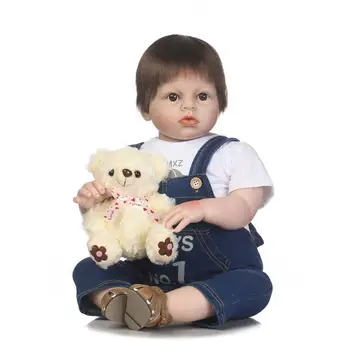 NPK 70Cm Originalus Bebe Reborn Baby Lėlės Silikono Tikroviškos Lėlės Atgyja Lėlės Vaikiška Lėlė Kalėdų Dovanos, Minkšta Šluoste, Kūno Žaislai