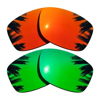 Orange Red & Green Veidrodinį Poliarizuota Pakeitimas Objektyvai už Jupiterio Kvadratiniai Rėmeliai UVA ir UVB