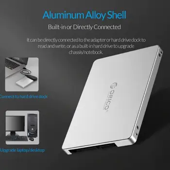 ORICO M2TS Aliuminio Lydinys 2 M. SSD Talpyklos NGFF į SATA Konverteris M. 2 SSD (Solid State Drive Atveju, Gaubtas, Adapteris, skirtas Staliniams