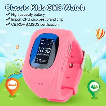 Q50 Smart Žiūrėti OLED Vaikas Anti-lost GPS Tracker SOS Vietą, Telefono Vaikams, Kūdikių Žiūrėti 