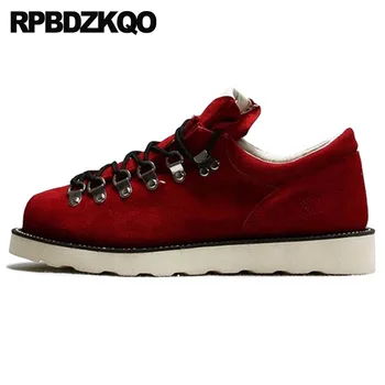 Raudona lauko zomša aukštos kokybės 2018 nėrinių vyriški batai prabangūs bateliai juodos rudenį batai nekilnojamojo odos dizaineris rudens originali