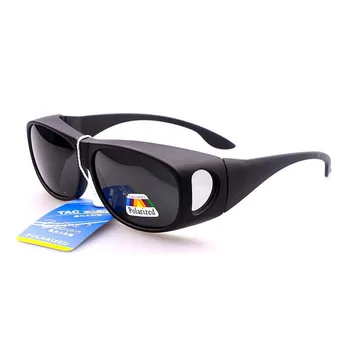 Rinkiniai trumparegystė akiniai nuo saulės, Poliarizuoti nuo saulės akiniai, Poliarizaciniai optinių rėmelių UV400 anti-glare poliarizaciniai akinius rinkinys veidrodėliai