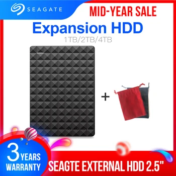 Seagate Expansion HDD 1 TB 2TB 4TB Nešiojamą Išorinį Standųjį Diską, Diske USB 3.0 HDD 2.5