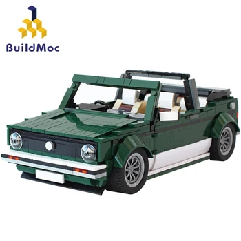 Ss Plytų įrangos pardavimas, biuro įrangos Kūrėjas Mini Cabriolet Sporto Blokai BuildMoc Super Automobilių Lenktynių Plytas, vaikams, žaislai, Dovanos berniukams