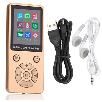 T1 Belaidžio Lengvas MP3 MP4 Muzikos Grotuvą Su Ekranu Ultra-plonas Nešiojamas Mini Grotuvas, Reguliuojama Režimo Mygtukas Tipas