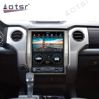 Tesla Ekrano PX6 Android 9.0 4+64G Automobilio Radijo Grotuvas GPS Navigacija, Auto Multimedia Stereo Žaisti Toyota Tundra - 2020 m. DSP