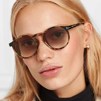TF akiniai nuo saulės moterims, vyrams 2020 futuristinis ovalo formos saulės akiniai moterų derliaus oculos de sol masculino