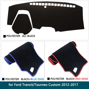 Už Ford Transit Tourneo Custom 2012~2017 neslystantis prietaisų Skydelio Kilimėlis Kilimėlis Padengti Trinkelėmis, Vidinis Saulės Pavėsyje, galiniu langu Automobilių Reikmenys