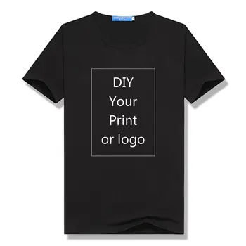 Vasaros trumparankoviai O-Neck T Shirt Mados 3D Spausdinimo T-Shirt Savo Užsakymą Išskirtinio Marškinėlius Daugiaspalvis 